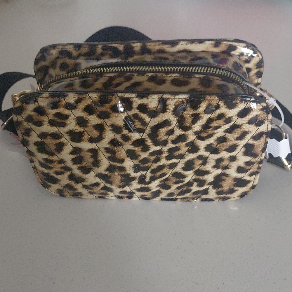 Leopard Print Crossbody Bag